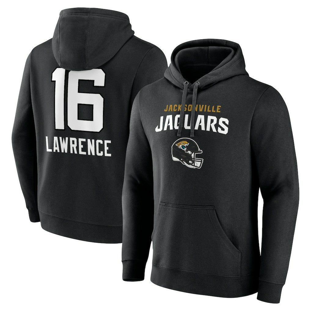 Trevor Lawrence Jacksonville Jaguars Team Wordmark Pullover Hoodie Black