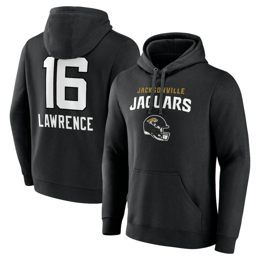 Trevor Lawrence Jacksonville Jaguars Team Wordmark Pullover Hoodie Black