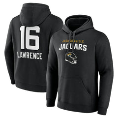 Trevor Lawrence Jacksonville Jaguars Team Wordmark Pullover Hoodie Black