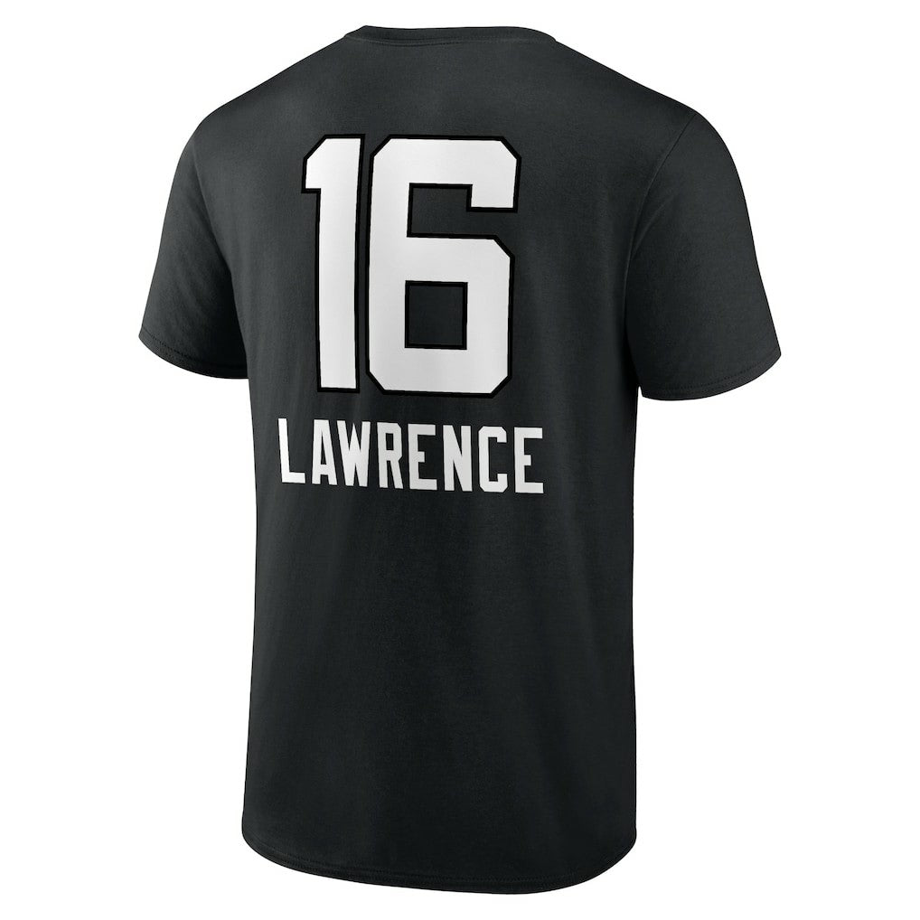 Trevor Lawrence Jacksonville Jaguars Team Wordmark Name & Number T-Shirt Black