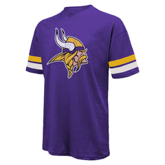 Justin Jefferson Minnesota Vikings Majestic Threads Name & Number Oversized Fit T-Shirt Purple