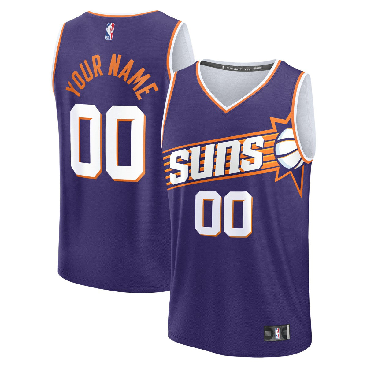 Phoenix Suns Fast Break Custom Jersey Icon Edition Purple | Fanatics outlet