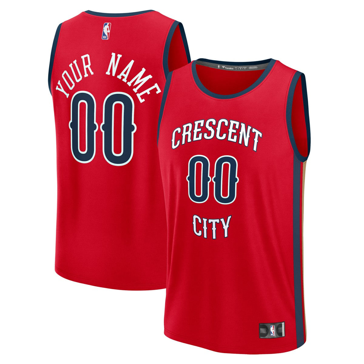 New Orleans Pelicans Youth Fast Break Custom Replica Jersey Red Statement Edition | Fanatics Lifestyle