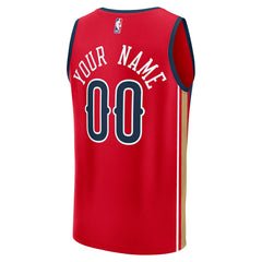 New Orleans Pelicans Youth Fast Break Custom Replica Jersey Red Statement Edition | Fanatics Lifestyle
