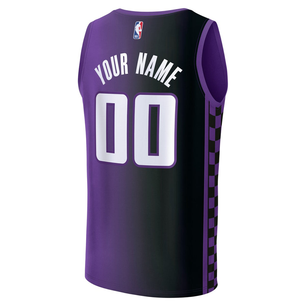 Sacramento Kings Youth Fast Break Custom Replica Jersey Purple Statement Edition | Fanatics discount