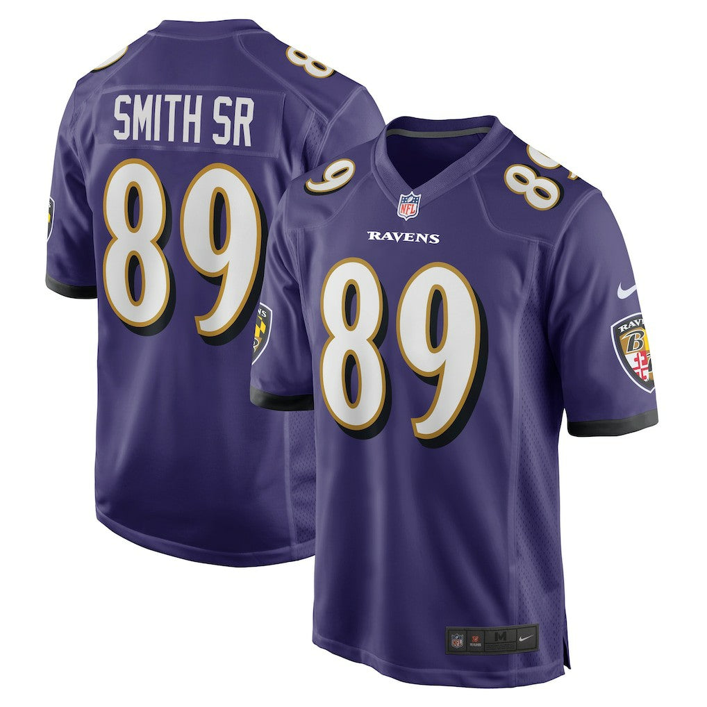 Nike Steve Smith Sr. Baltimore Ravens Retired Player Game Jersey Purple