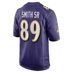 Nike Steve Smith Sr. Baltimore Ravens Retired Player Game Jersey Purple