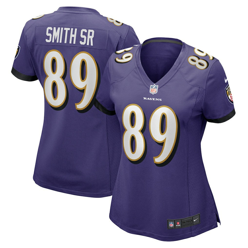 Nike Steve Smith Sr. Baltimore Ravens Women's Retired Player Game Jersey Purple