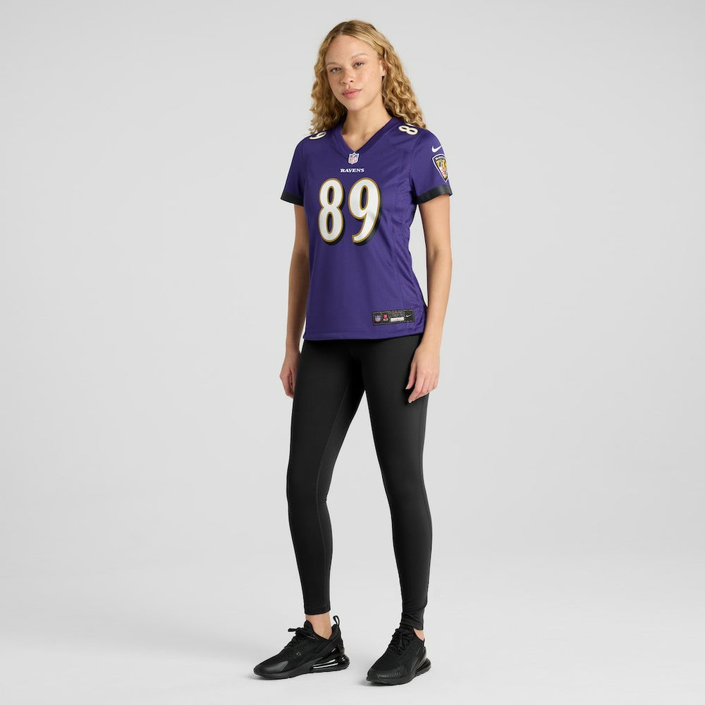 Nike Steve Smith Sr. Baltimore Ravens Women's Retired Player Game Jersey Purple