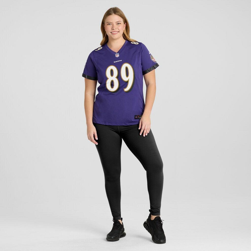 Nike Steve Smith Sr. Baltimore Ravens Women's Retired Player Game Jersey Purple