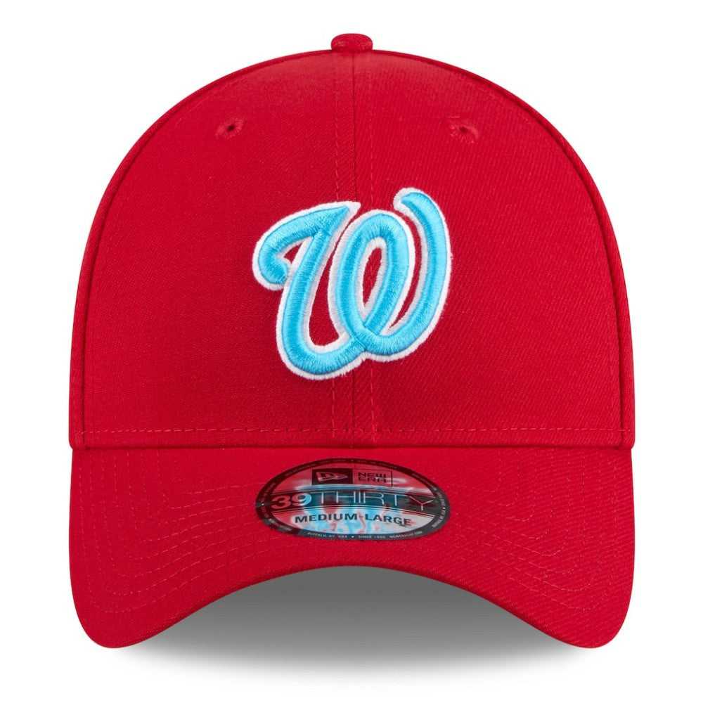 Washington Nationals New Era 2024 Father's Day 39THIRTY Flex Hat - Red - New Era Discount