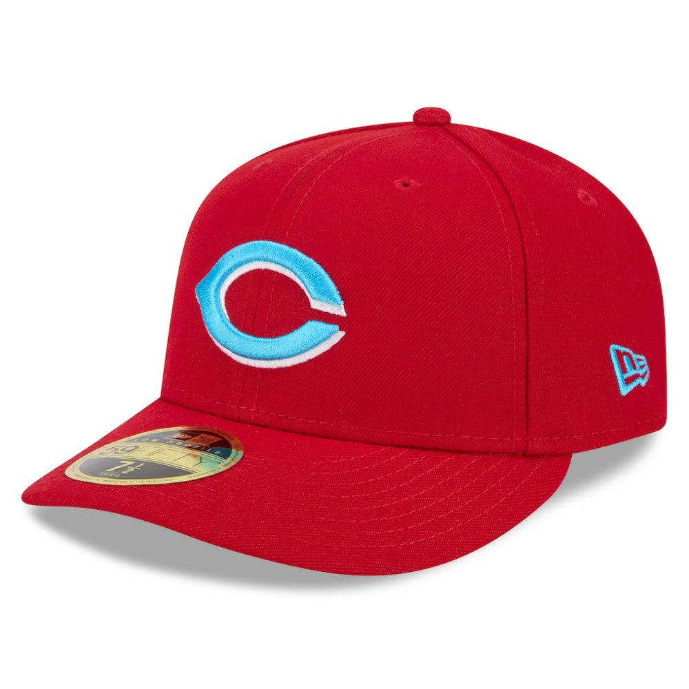 Cincinnati Reds New Era 2024 Father's Day Low Profile 59FIFTY Fitted Hat - Red - New Era Discount