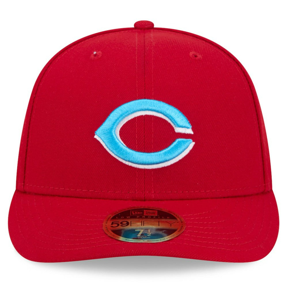 Cincinnati Reds New Era 2024 Father's Day Low Profile 59FIFTY Fitted Hat - Red - New Era Discount