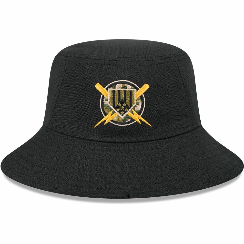 Cleveland Guardians New Era 2024 Armed Forces Day Bucket Hat - Black - New Era Sale