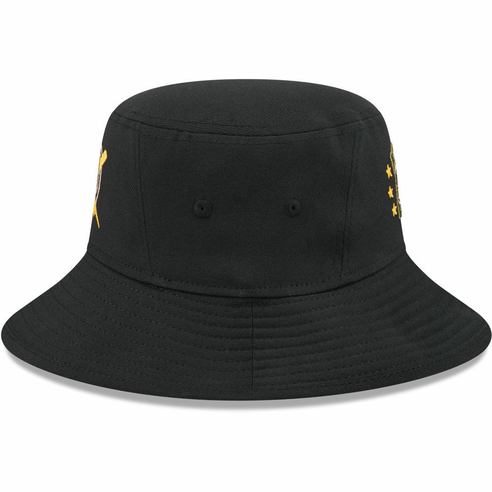 Cleveland Guardians New Era 2024 Armed Forces Day Bucket Hat - Black - New Era Sale