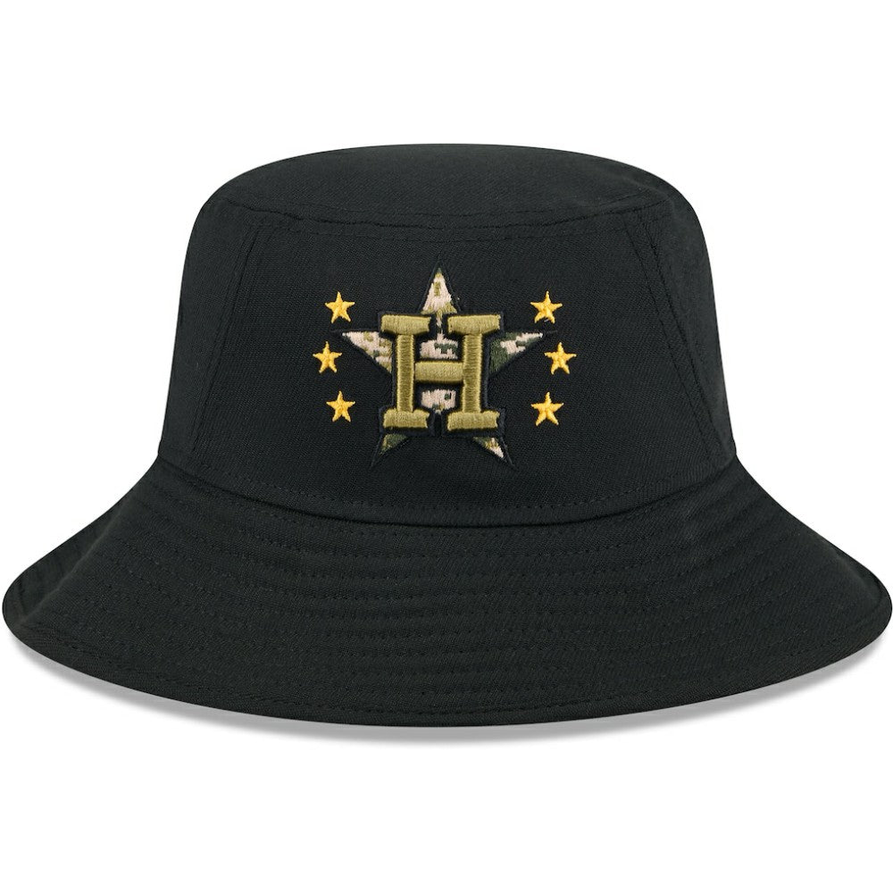 Houston Astros New Era 2024 Armed Forces Day Bucket Hat - Black - New Era Sale