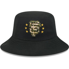 San Francisco Giants New Era 2024 Armed Forces Day Bucket Hat - Black - New Era on Sale
