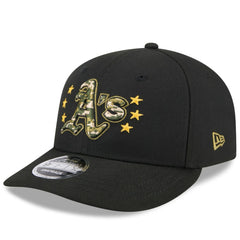 Athletics New Era 2024 Armed Forces Day Low Profile 9FIFTY Snapback Hat - Black - New Era Online