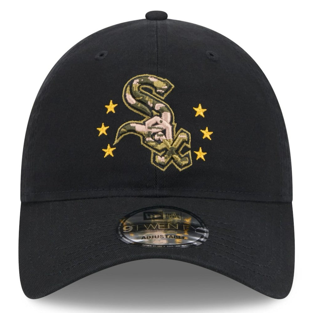 Chicago White Sox New Era 2024 Armed Forces Day 9TWENTY Adjustable Hat - Black - New Era on Sale