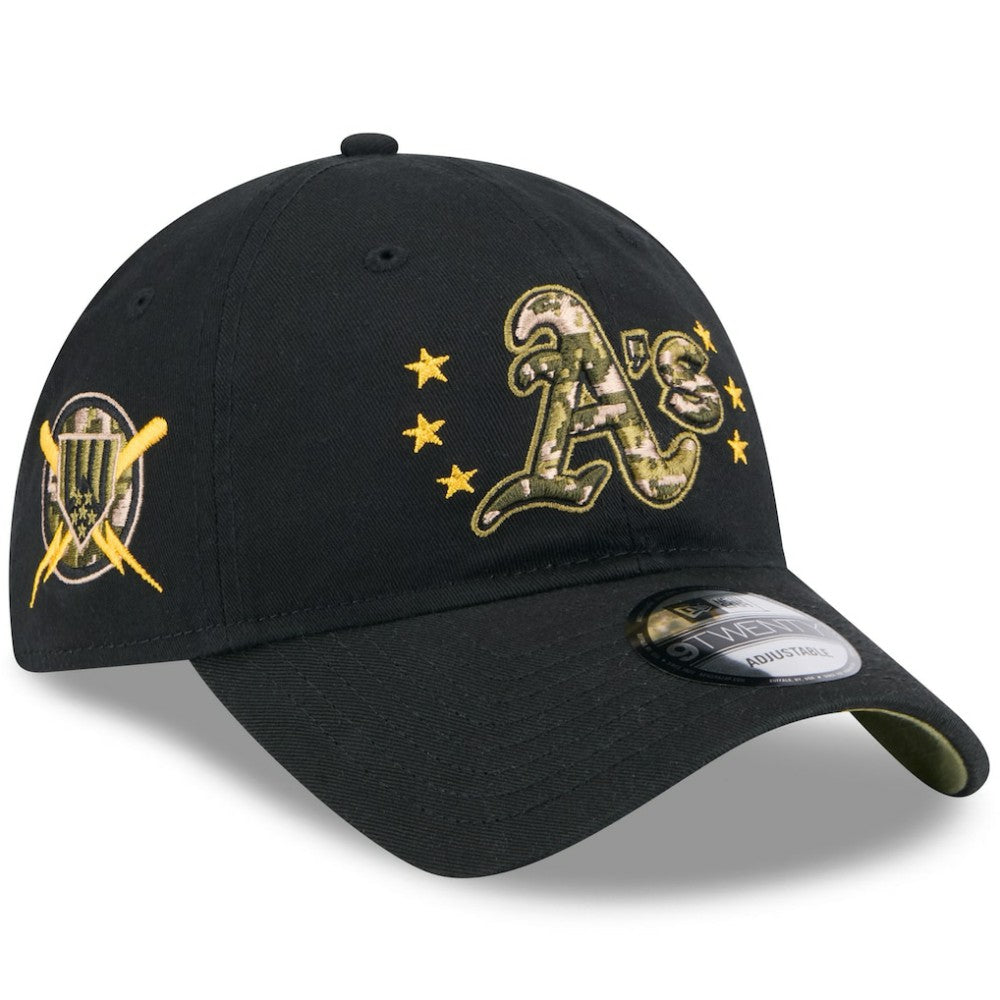 Athletics New Era 2024 Armed Forces Day 9TWENTY Adjustable Hat - Black - New Era on Sale