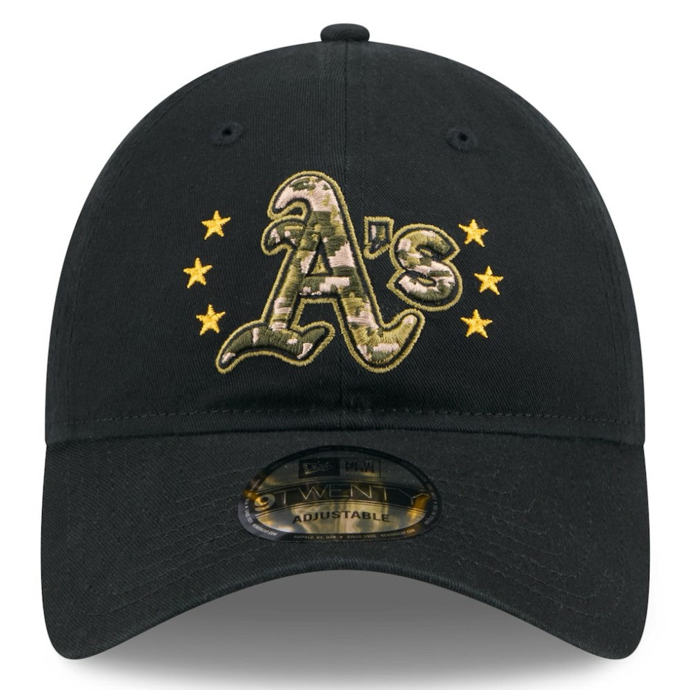 Athletics New Era 2024 Armed Forces Day 9TWENTY Adjustable Hat - Black - New Era on Sale