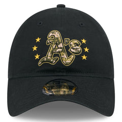Athletics New Era 2024 Armed Forces Day 9TWENTY Adjustable Hat - Black - New Era on Sale