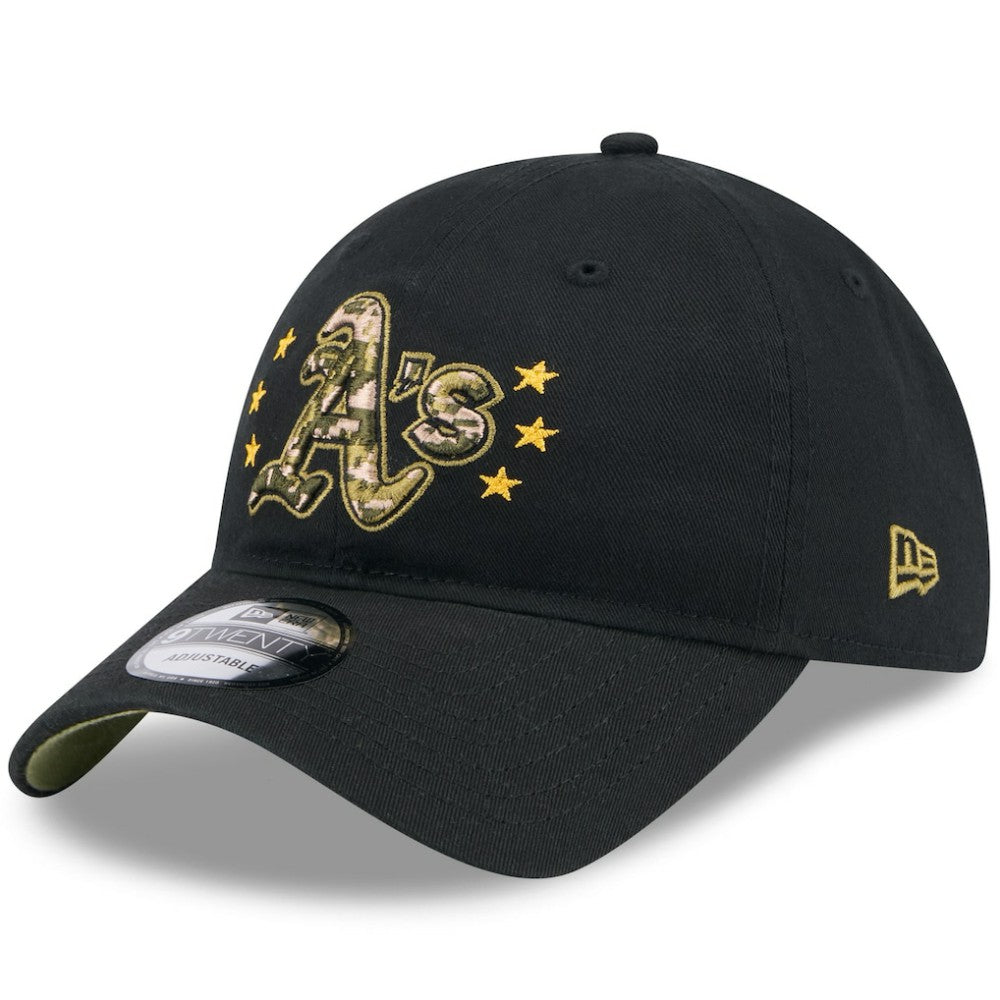 Athletics New Era 2024 Armed Forces Day 9TWENTY Adjustable Hat - Black - New Era on Sale