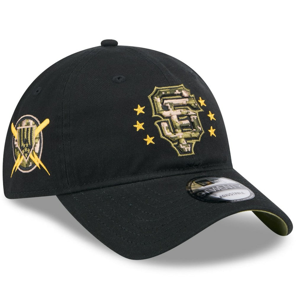 San Francisco Giants New Era 2024 Armed Forces Day 9TWENTY Adjustable Hat - Black - New Era Online