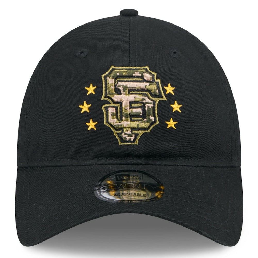 San Francisco Giants New Era 2024 Armed Forces Day 9TWENTY Adjustable Hat - Black - New Era Online
