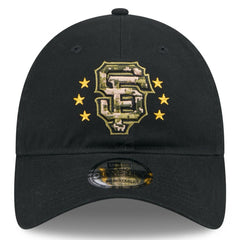 San Francisco Giants New Era 2024 Armed Forces Day 9TWENTY Adjustable Hat - Black - New Era Online