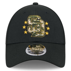 San Diego Padres New Era 2024 Armed Forces Day 9FORTY Adjustable Hat - Black - New Era Lifestyle