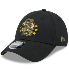 San Diego Padres New Era 2024 Armed Forces Day 9FORTY Adjustable Hat - Black - New Era Lifestyle