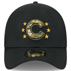 Chicago Cubs New Era 2024 Armed Forces Day 39THIRTY Flex Hat - Black - New Era Lifestyle