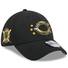 Cincinnati Reds New Era 2024 Armed Forces Day 39THIRTY Flex Hat - Black - New Era Discount
