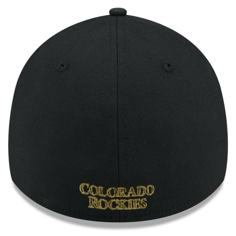 Colorado Rockies New Era 2024 Armed Forces Day 39THIRTY Flex Hat - Black - New Era Online