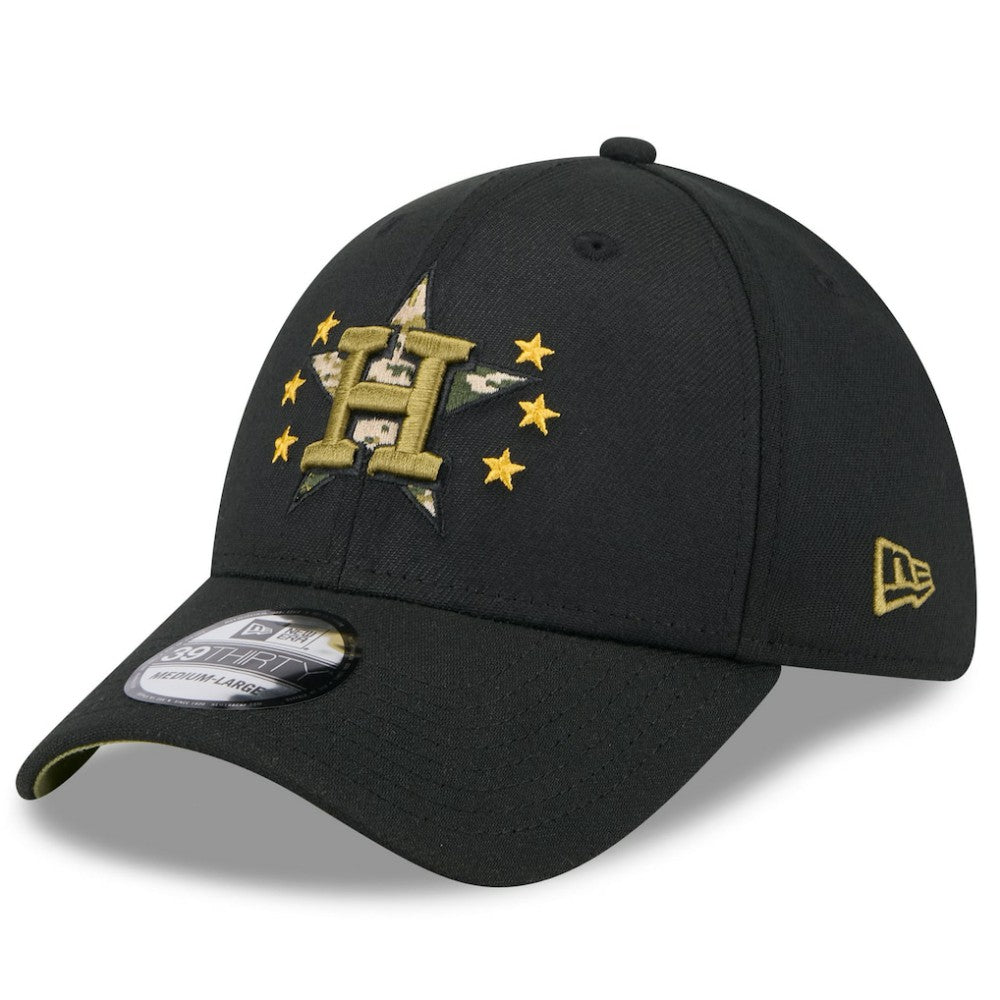 Houston Astros New Era 2024 Armed Forces Day 39THIRTY Flex Hat - Black - New Era on Sale