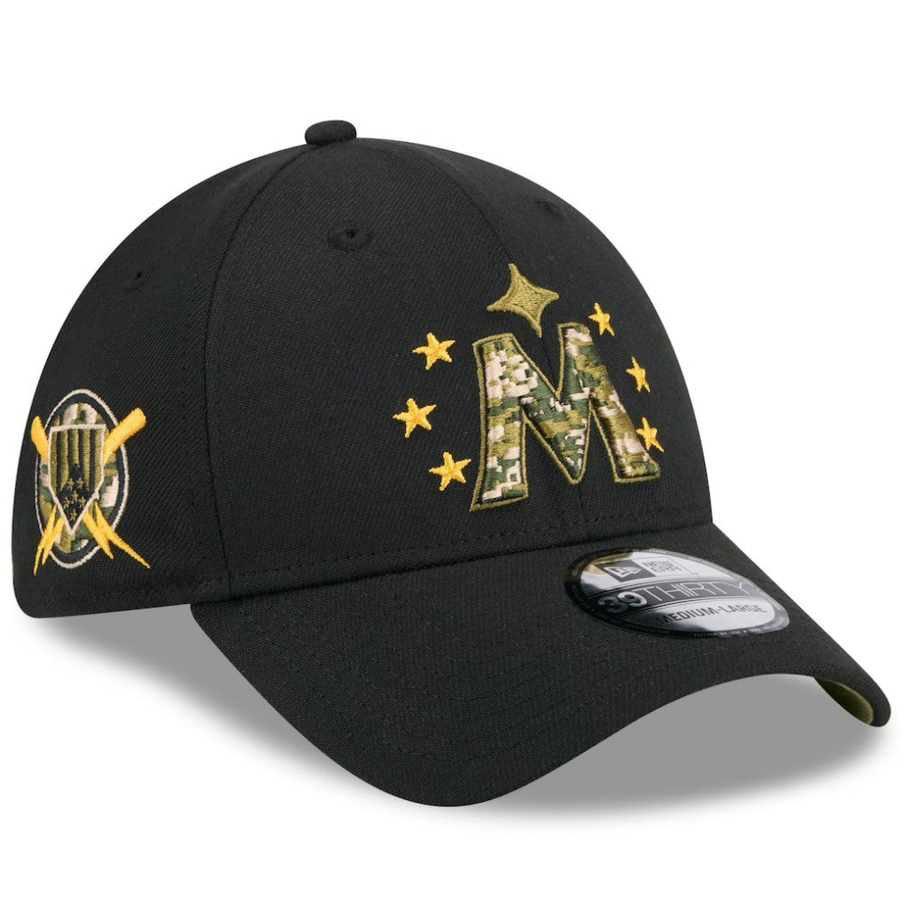 Minnesota Twins New Era 2024 Armed Forces Day 39THIRTY Flex Hat - Black - New Era on Sale