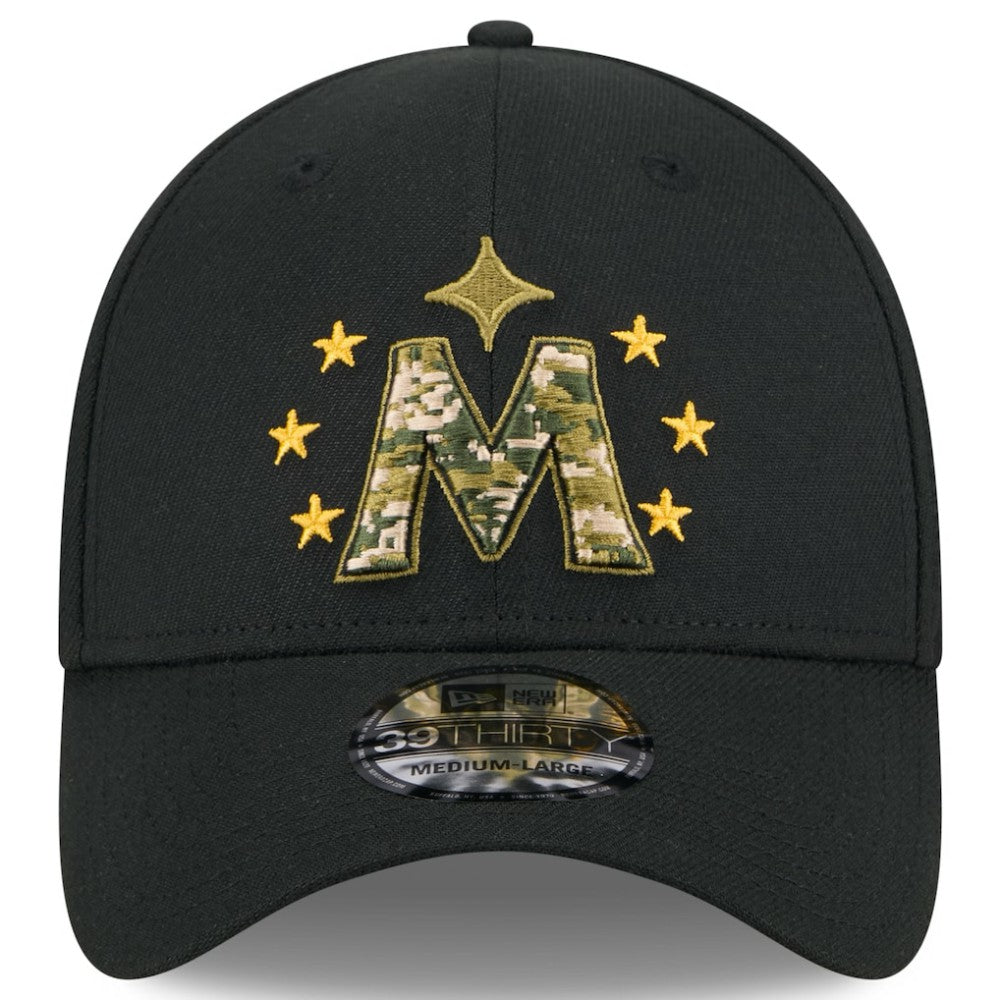 Minnesota Twins New Era 2024 Armed Forces Day 39THIRTY Flex Hat - Black - New Era on Sale