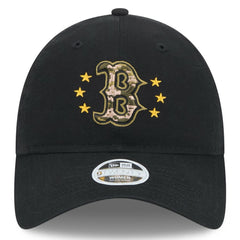 Boston Red Sox New Era Women's 2024 Armed Forces Day 9TWENTY Adjustable Hat - Black - New Era Online