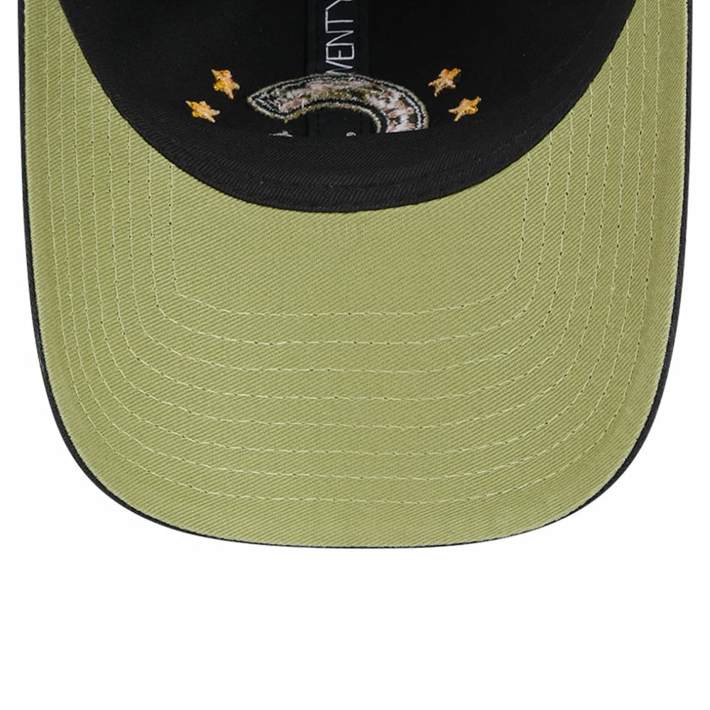 Chicago Cubs New Era Women's 2024 Armed Forces Day 9TWENTY Adjustable Hat - Black - New Era Online