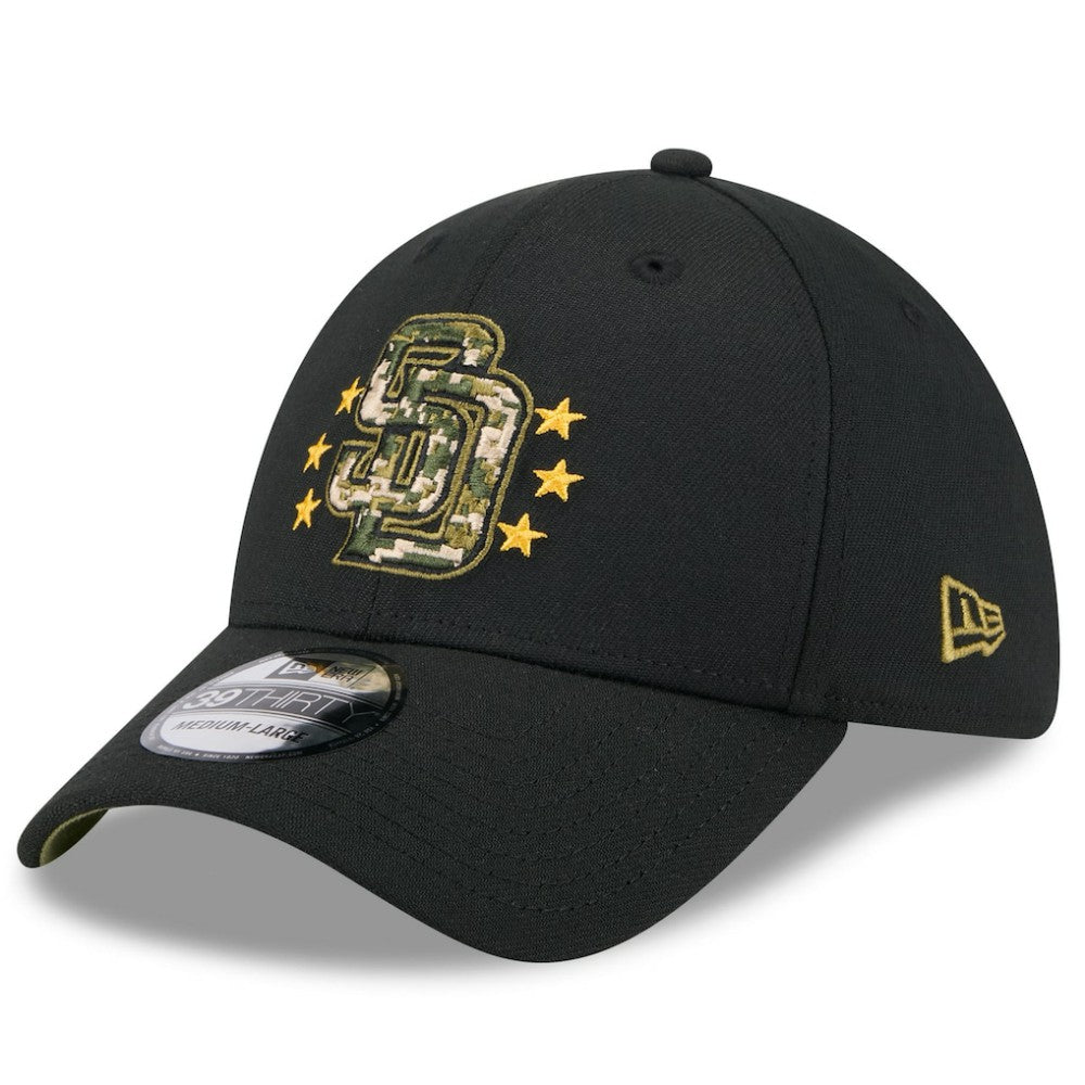 San Diego Padres New Era 2024 Armed Forces Day 39THIRTY Flex Hat - Black - New Era Sale