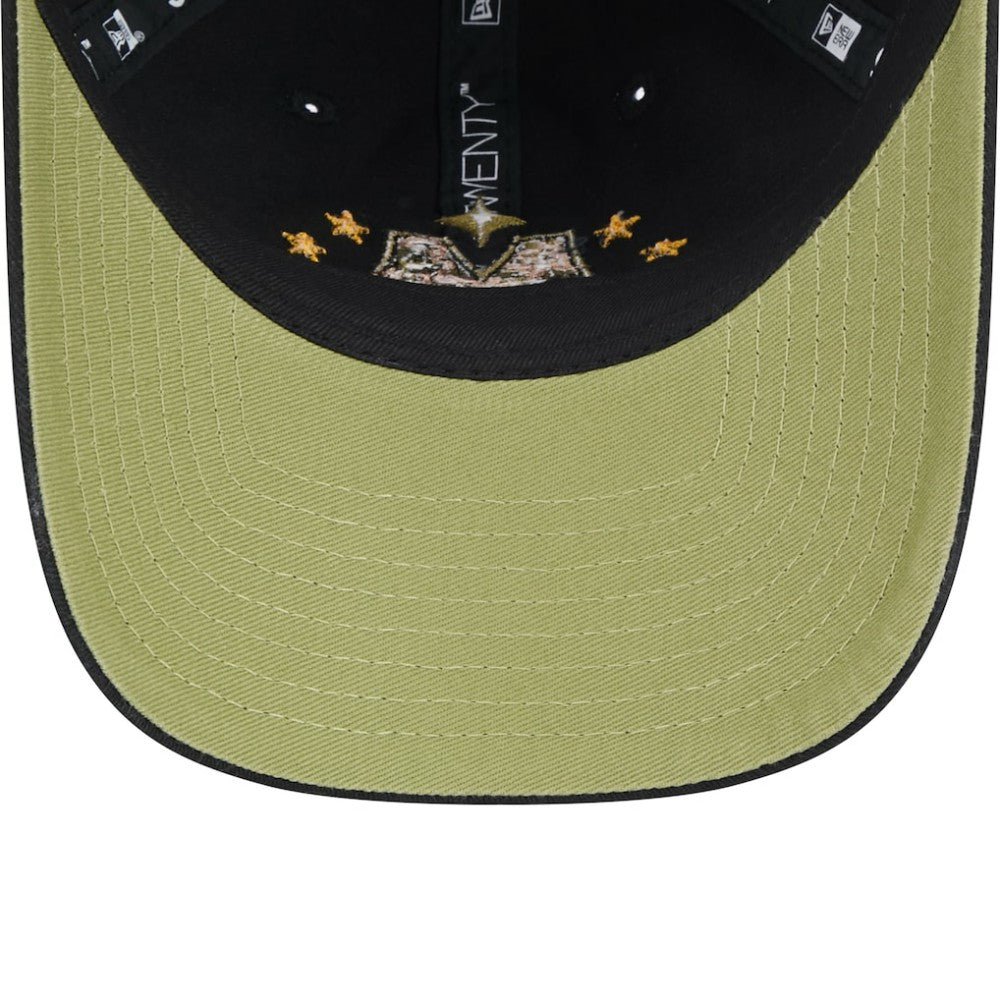 Minnesota Twins New Era Women's 2024 Armed Forces Day 9TWENTY Adjustable Hat - Black - New Era Online