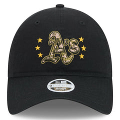 Athletics New Era Women's 2024 Armed Forces Day 9TWENTY Adjustable Hat - Black - New Era Sale