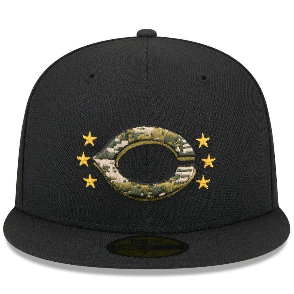 Cincinnati Reds New Era 2024 Armed Forces Day On-Field 59FIFTY Fitted Hat - Black - New Era Sale