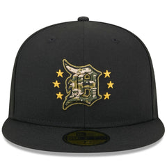 Detroit Tigers New Era 2024 Armed Forces Day On-Field 59FIFTY Fitted Hat - Black - New Era Online