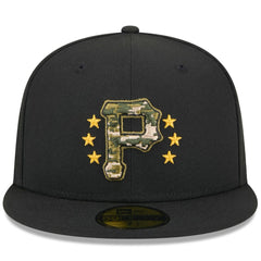 Pittsburgh Pirates New Era 2024 Armed Forces Day On-Field 59FIFTY Fitted Hat - Black - New Era on Sale