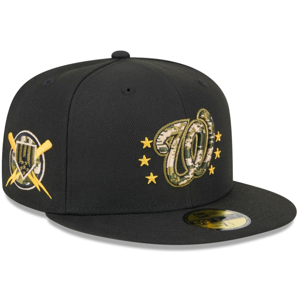 Washington Nationals New Era 2024 Armed Forces Day On-Field 59FIFTY Fitted Hat - Black - New Era Sale