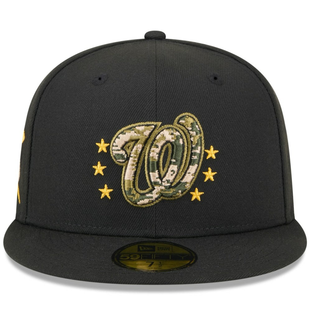 Washington Nationals New Era 2024 Armed Forces Day On-Field 59FIFTY Fitted Hat - Black - New Era Sale