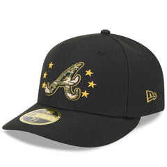 Atlanta Braves New Era 2024 Armed Forces Day Low Profile 59FIFTY Fitted Hat - Black - New Era on Sale