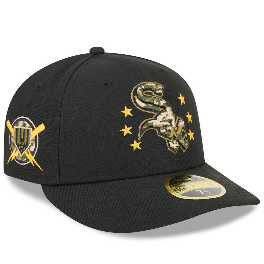 Chicago White Sox New Era 2024 Armed Forces Day Low Profile 59FIFTY Fitted Hat - Black - New Era Lifestyle